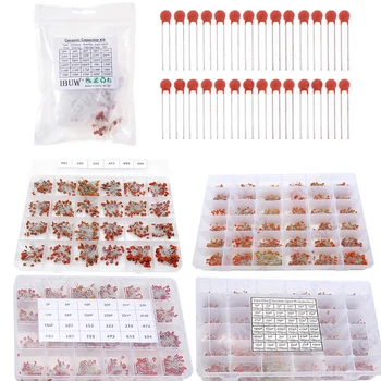 Keramikkondensator-Set Elektronische Bauteile Paket Kondensator-Sortiment Muster DIY-Kit (300 Stück)