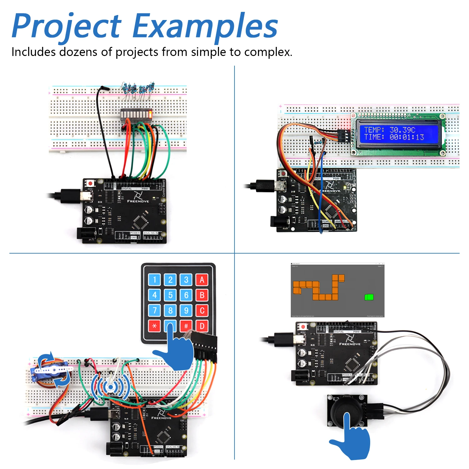 Freenove Ultimate Starter Kit für Arduino UNO R3 V4, 258 Seiten – Bild 4
