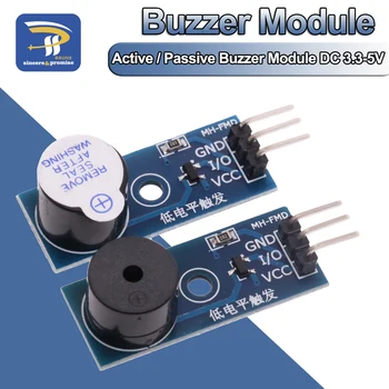 Aktives/passives Summermodul DC 3,3-5 V für Arduino Smart Car DIY Kit Low Level Trigger Control Board Sound