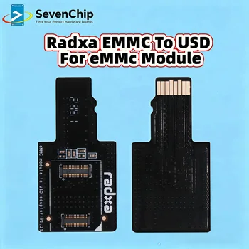 Radxa EMMC zu Micro SD Komplettes Adapter-Kit für ROCK Pi 4/3 Odroid Pine64 mit Bedienungsanleitung