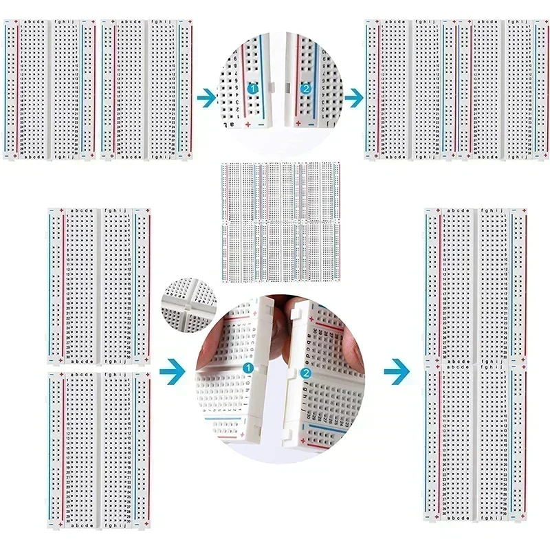 MB102 Breadboard Power Modul 3,3 V/5 V MB-102 830 Punkte Prototyp – Bild 5