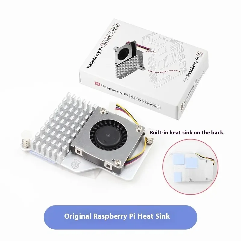 Aktiver Kühler Raspberry Pi 5 - Aluminium-Kühlkörper mit Lüfter – Bild 2