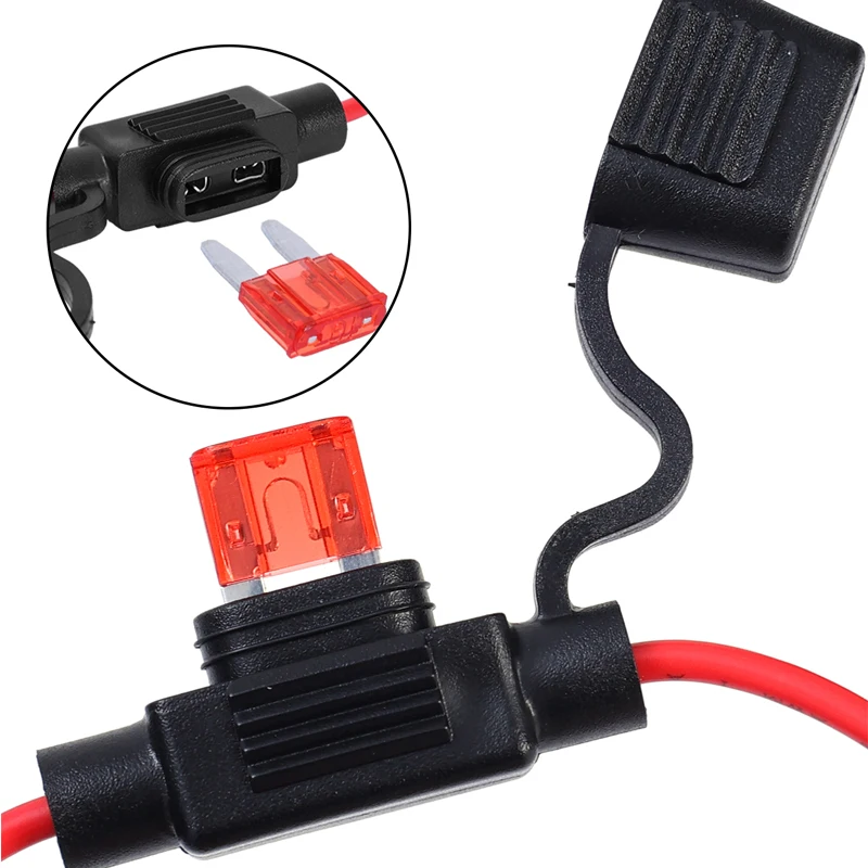 Kfz-Flachsicherungshalter Inline-Drahtsockel 12V Elektrischer – Bild 4