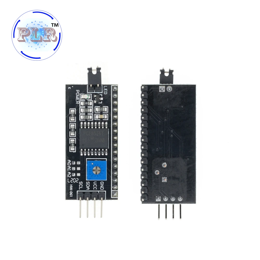 LCD1602 1602 LCD Modul Blau Gelb Grün Bildschirm 16x2 Charakter PLR Display PCF8574T PCF8574 IIC I2C Interface