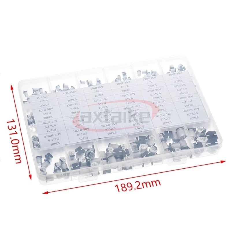 1 UF ~ 1000 UF 10 V 16 V 25 V 35 V 50 V 100 V 24 Wert 47 (400 Stück) – Bild 4