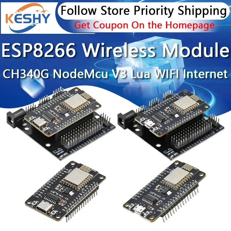ESP8266 Wireless-Modul CH340 CH340G NodeMcu V3 Lua WIFI Internet der – Bild 6