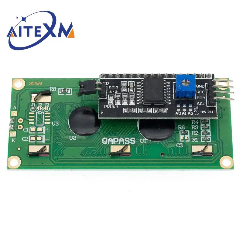 LCD1602 I2C Display Modul Blau Grüner Bildschirm 5V PCF8574 IIC – Bild 6