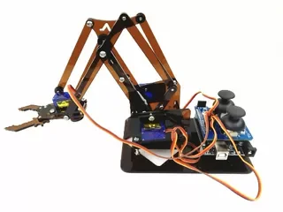 Roboterarm-Bausatz, UNO-Lernset, Acryl-Bausatz, Einzelgreifer – Bild 3