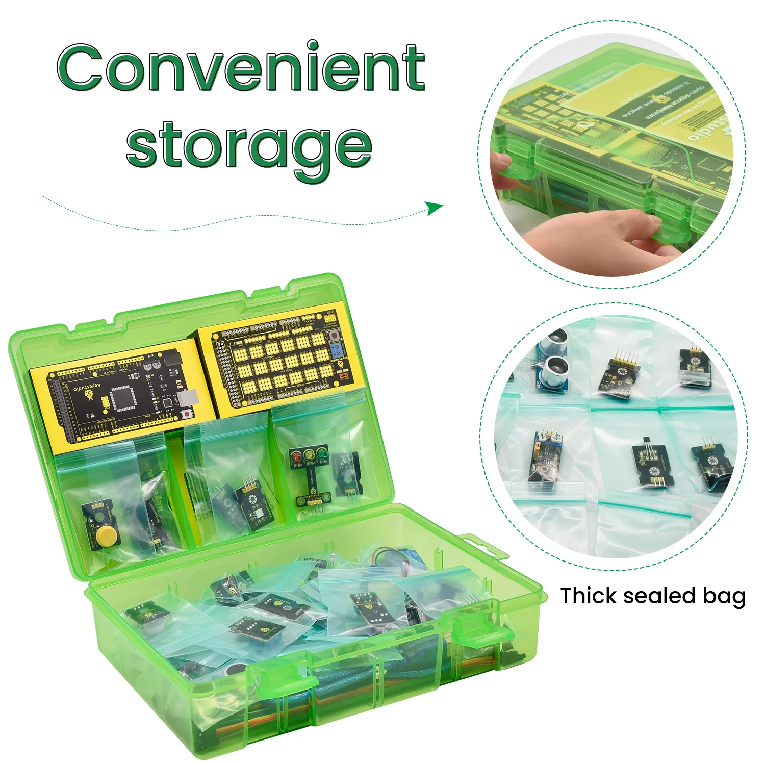 Keyes tudio komplett 37 in 1 sensor kit mit uno/mega board sensor kit – Bild 4