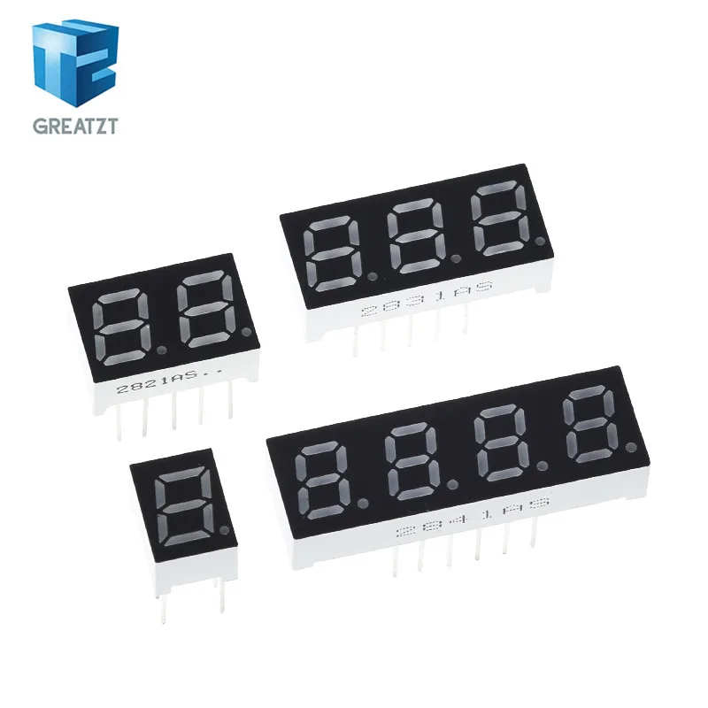 0,56 zoll LED display 7 Segment 1 Bit/2 Bit/3 Bit/4 Bit Digit Rohr Rot – Bild 6