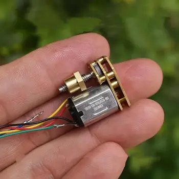 DC 3V 3,7V Schraube Welle Micro N20 Vollmetall Getriebemotor Mutter Umzug Donw Getriebemotor DIY Schloss