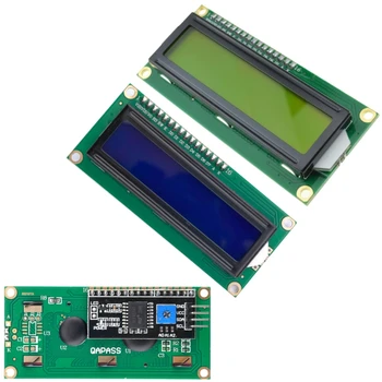 LCD1602-Bildschirm mit Hintergrundbeleuchtung, LCD-Anzeigemodulplatine, 2 x 16 Zeichen, 1602 5 V, für Ar-duino