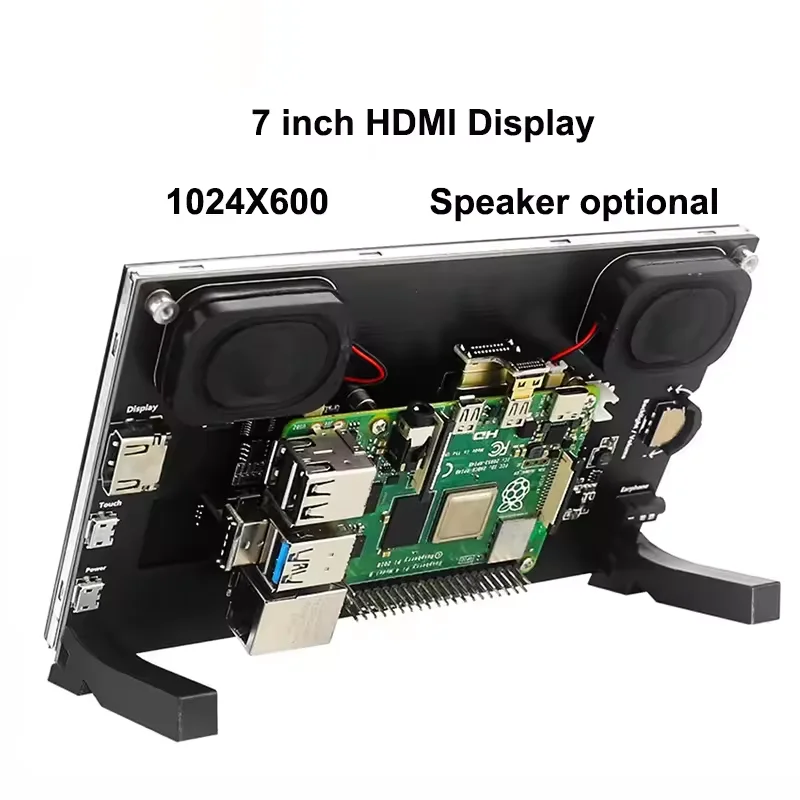 7 Zoll Raspberry Pi 5 HD-MI IPS 1024*600 Touchscreen LCD Display Mini – Bild 2