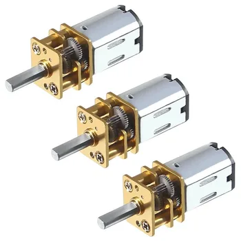 GA12-N20 Mikro-Metallgetriebemotor DC 3V 6V 12V Getriebe-Radgetriebemotor 30RPM 50RPM 60RPM 100RPM 150RPM