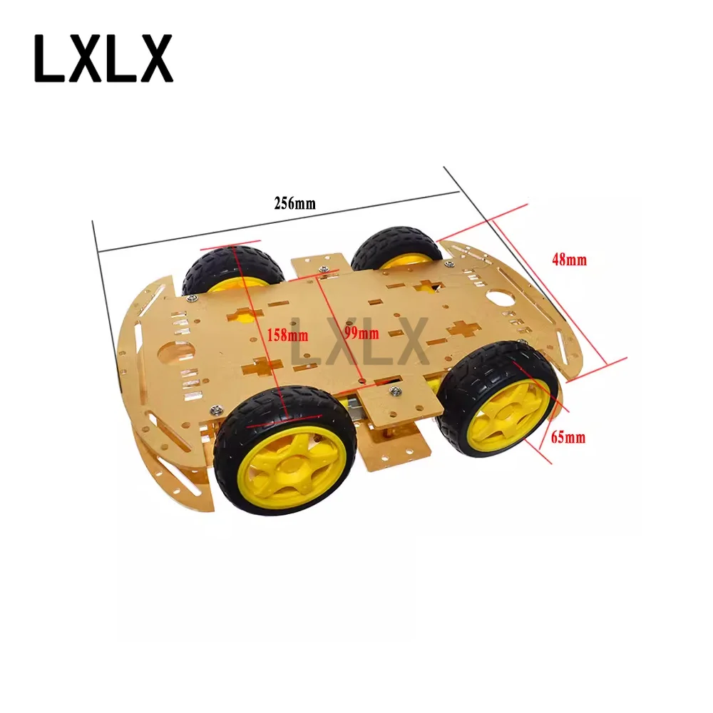 UNO R3 4WD Smart Robot Car Kit mit Ultraschall, Line Tracking – Bild 3