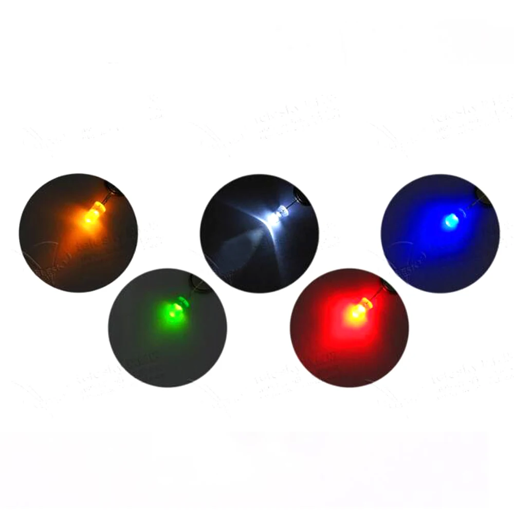 3MM 5MM Led Kit Mit Box Gemischte Farbe Rot Grün Gelb Blau (200 Stück) – Bild 6