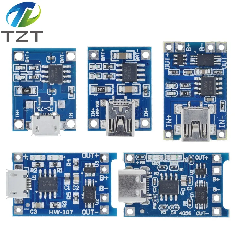 TZT Typ-C/Micro USB 5V 1A 18650 TP4056 – Bild 5