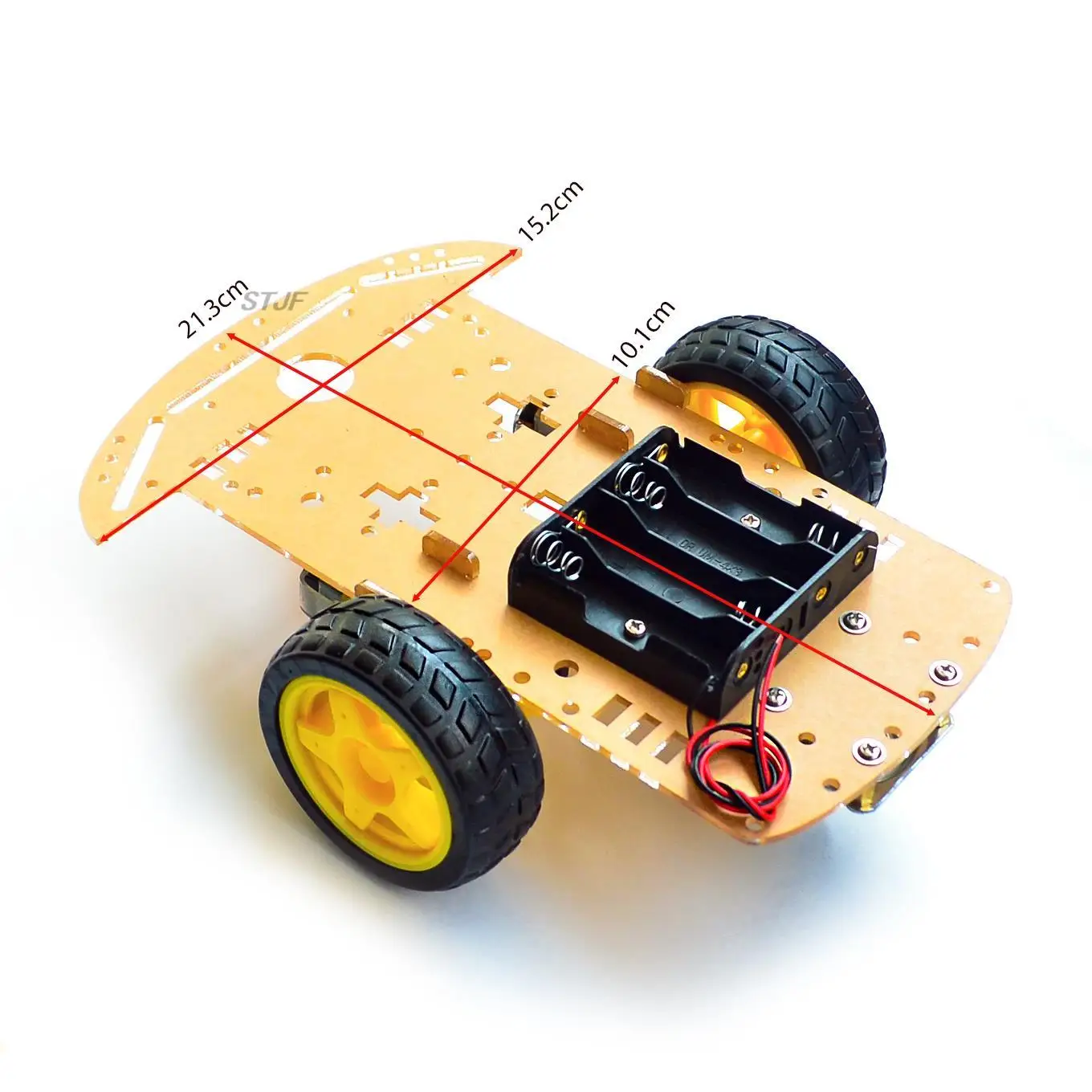 DIY-Kit 2WD Roboter Smart Car Chassis Kits mit Geschwindigkeitsencoder – Bild 2