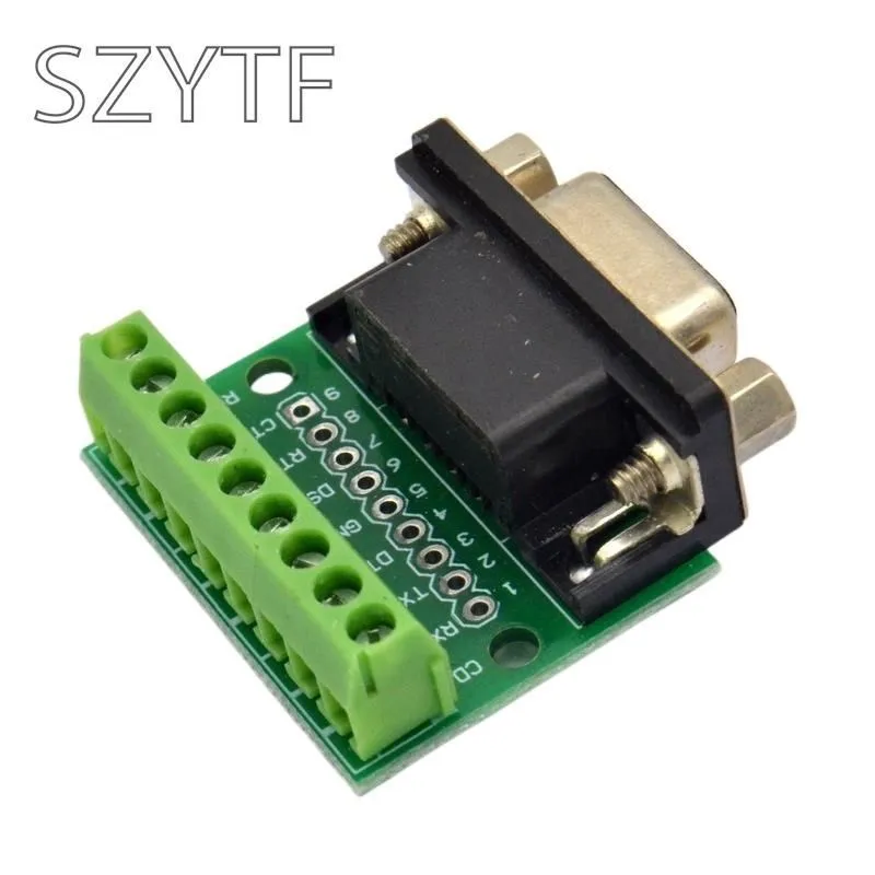 DB9 Männliche und Weibliche Stecker Adapter Schraube Terminal 9-Pin – Bild 4