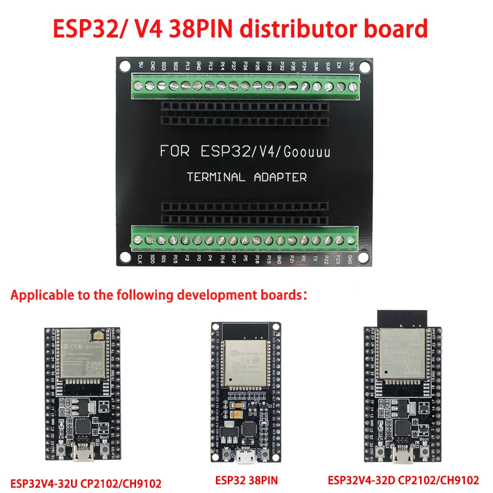 ESP32-Entwicklungsboard, WiFi + Bluetooth, extrem geringer – Bild 4