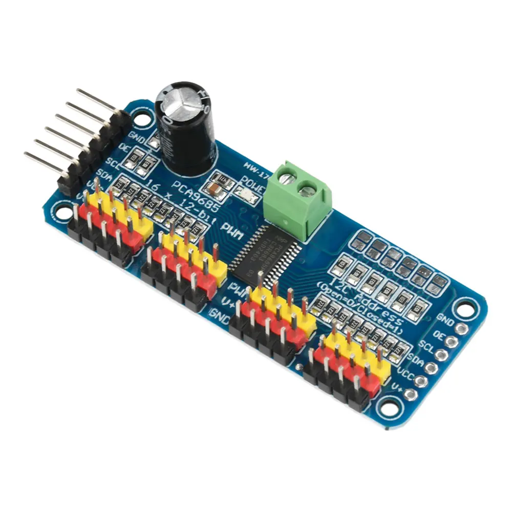 PCA9685 16 Kanal 12-Bit PWM Servo Motor Treiber IIC Modul für Arduino – Bild 2
