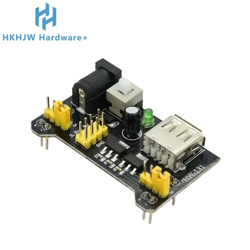 3,3V/5V MB102 Breadboard-Stromversorgungsmodul + MB-102 830-Punkt-Prototyp für Arduino-Kit + 65 Jumper-Kabel
