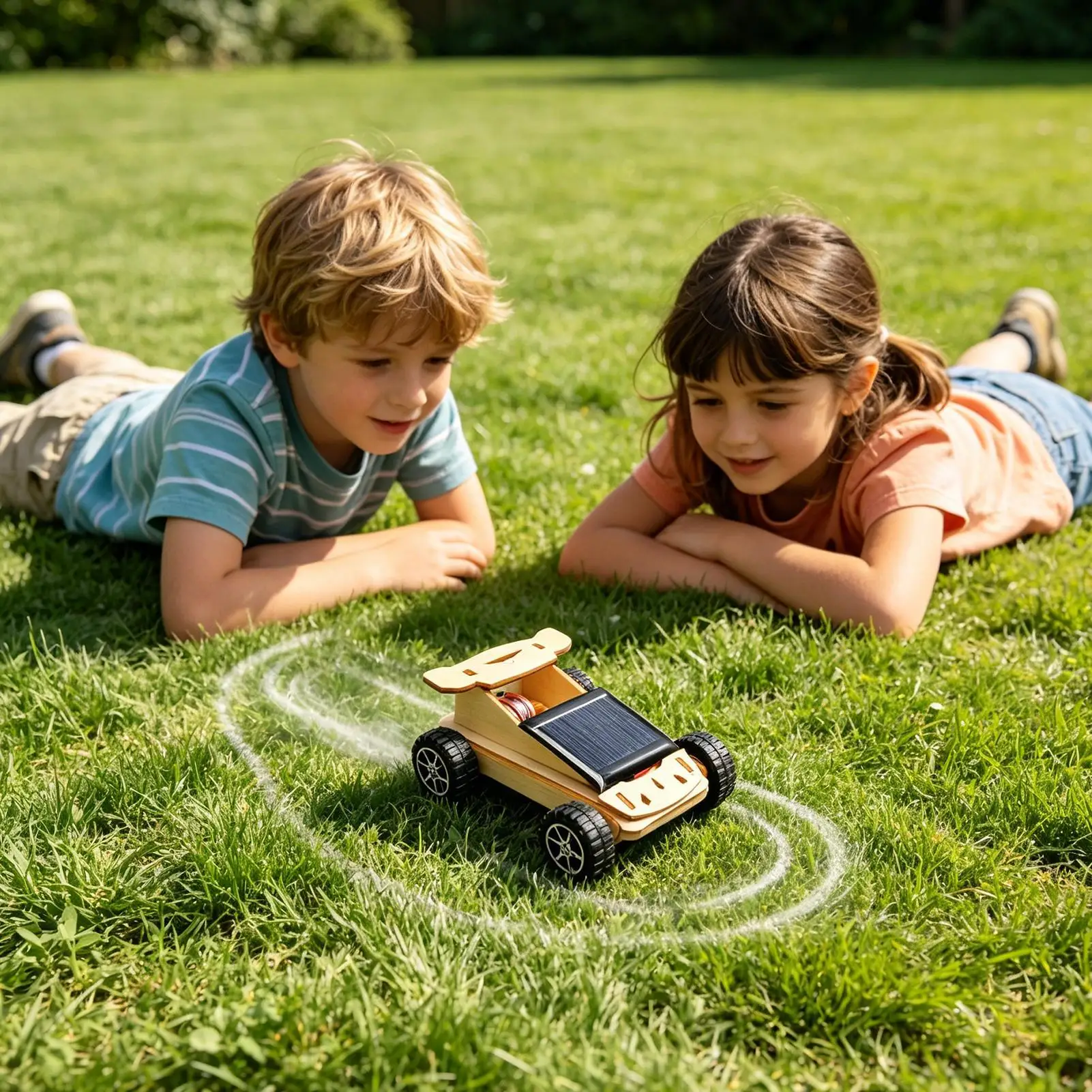 Solarbetriebenes Automodell-Bausatz - Lernspielzeug für Kinder – Bild 3