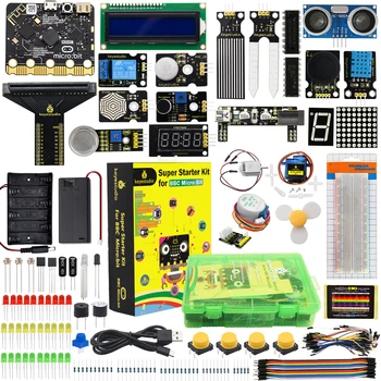 Keyestudio Microbit V2 Super Starter Kit + 43 Projekte für Micro:bit Starter Learning Kit Kinder STEM