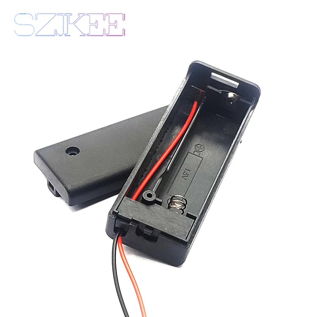 AA-Batteriebox AA-Batteriehalter AA-Box AA-Aufbewahrungsbox mit Schalter mit Kabel 1/2/3/4 Steckplätze