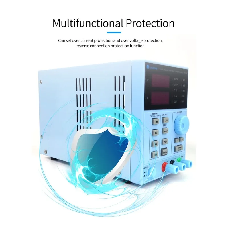 P-3005A Einstellbares DC-Labor 30V 5A Digital-Labornetzteil – Bild 2
