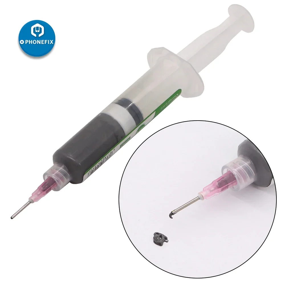BGA-Lötpaste RL-403 1 Stück Flussmittel-Spritze 10CC 183 Grad Sn63 – Bild 2