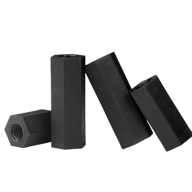 M2 M2.5 M3 M4 M5 M6 Schwarze Nylon-Sechskant-Abstandshalter – Bild 2
