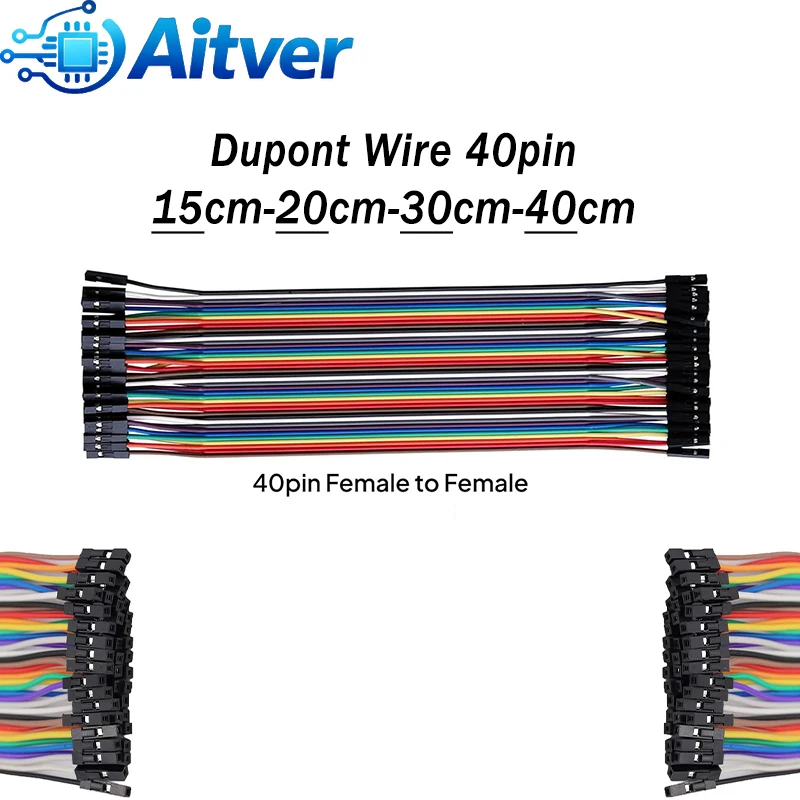 40Pin Dupont Jumper Wire Stecker auf Stecker Buchse auf Buchse Stecker auf Buchse Kabel für Arduino Breadboard