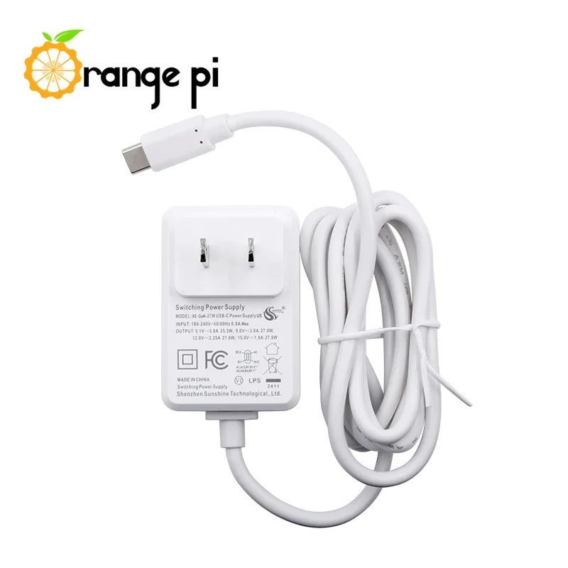 Orange Pi 5V5A Typ-C EU/US-Netzteil für Orange Pi 5 Pro/Plus/Ultra – Bild 5