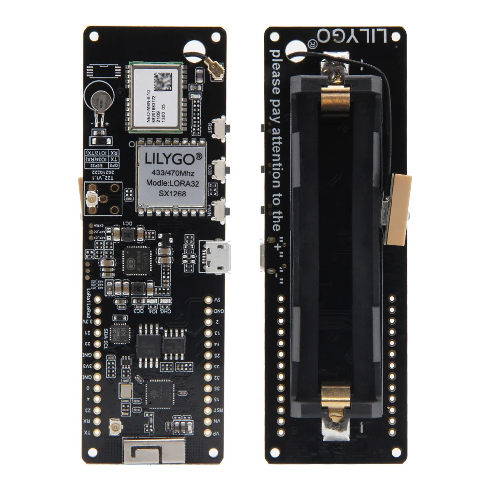 LILYGO® T-Beam V1.2 esp32 lora modul lorawan lange reichweite 1,2 mhz – Bild 2