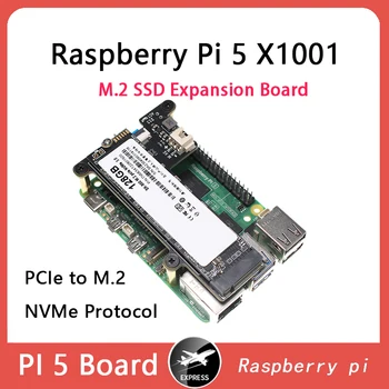 Raspberry PI 5 x 1001 M2 SSD-Erweiterungsplatine PCIE auf M.2 NVME SSD 2280-Adapterplatine