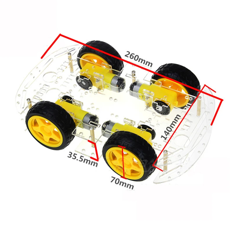 4WD Smart Robot Car Chassis Kits für Arduino – Bild 2