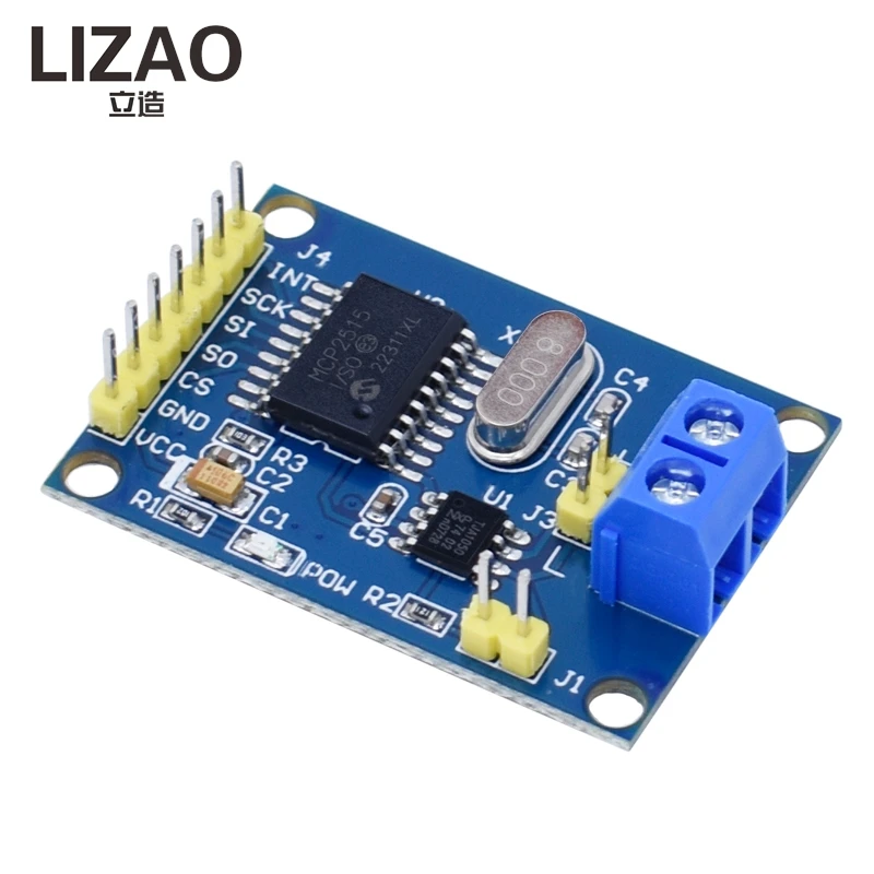 LIZAO MCP2515 CAN-Bus-Modul mit TJA1050 Transceiver – Bild 4