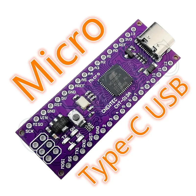 Micro ATmega32u4 5V 16MHZ Mikrocontroller-Erweiterungsboard-Modul – Bild 3