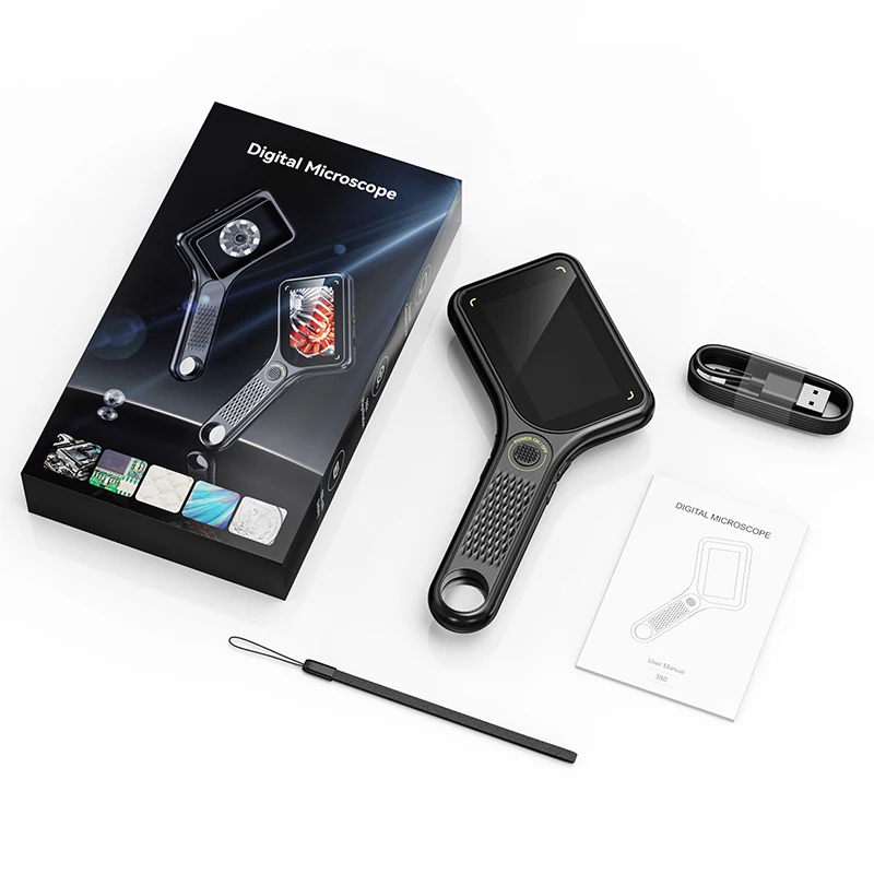 Handheld-USB-Digitalmikroskop, 3,0 Zoll großer Bildschirm, Autofokus, digitale Lupe, 500 x 2 MP
