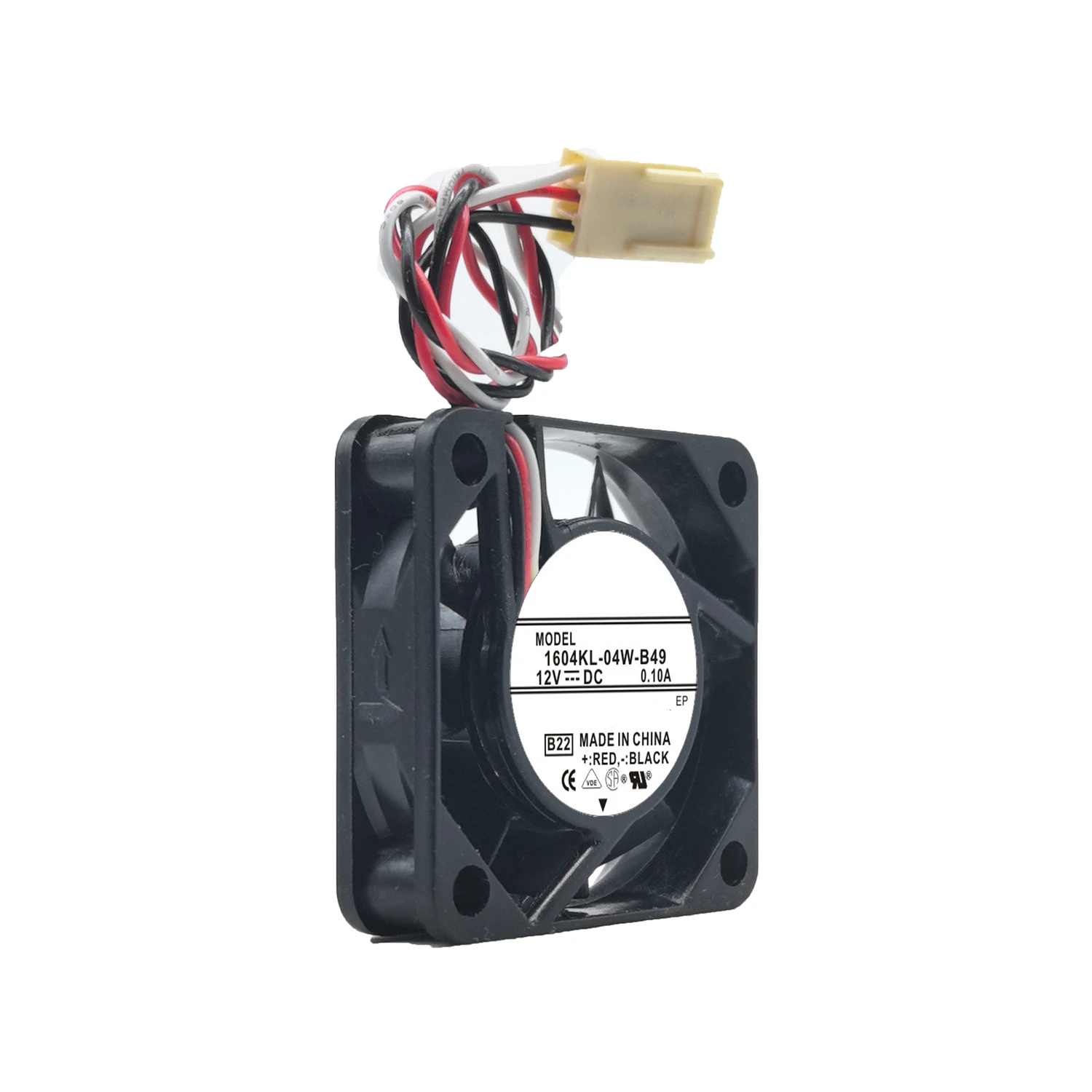 1604KL-04W-B49 4010 4cm Lüfter DC 12V 0,10A 1,2W 40*40*10MM 3-Pin – Bild 2