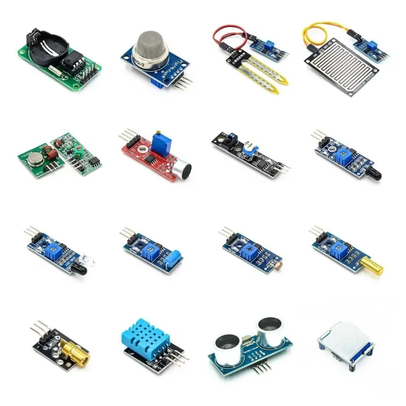 45-in-1-Sensormodule, 16-Arten-Starter-Kit für Arduino Raspberry Pi – Bild 4