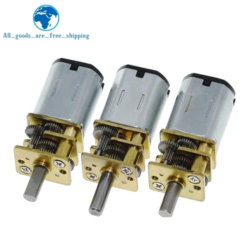 TZT 1/3PCS DC 6V 30RPM 200RPM N20 Mini Micro Metall Getriebe Motor mit Zahnrad DC Motoren GA12-N20