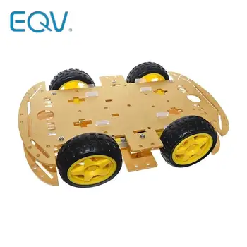 Arduino uno r3 roboter 4wd autos rc fernbedienung l98n robotik lernset pädagogisches stamm spielzeug diy