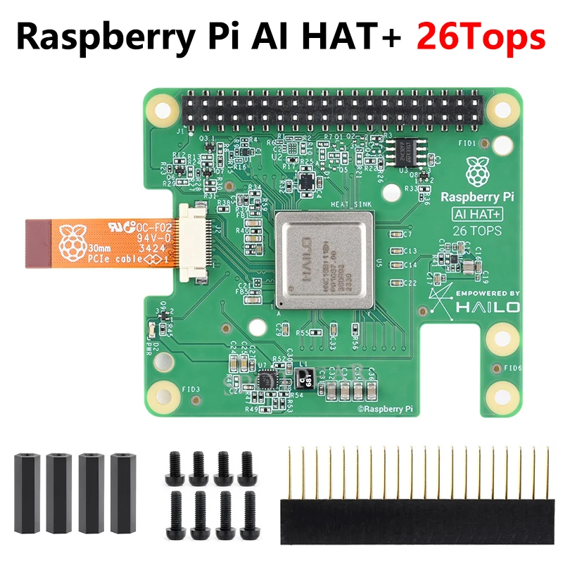 Raspberry Pi AI HAT+ Hailo-8/8L 13/26Tops für Pi5 PCIe M.2 Gen3 – Bild 6
