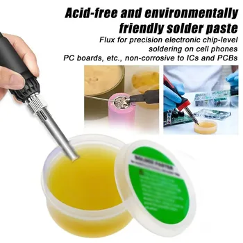 Lötpaste Rosin-Flussmittel 10g Bleifreies Schweißflussmittel Eisenreparatur Schweißpaste Lötzinn Schweißöl