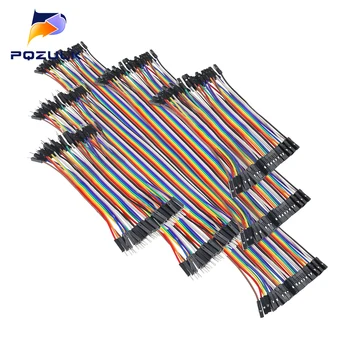 40Pin Jumper Wire DuPont Line DuPont Kabelanschluss Stecker auf Stecker + Buchse auf Buchse und Stecker