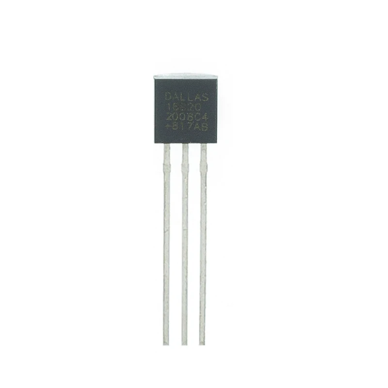 DS18B20 Temperatursensormodul-Kit, wasserdicht, 100 cm, digitales Sensorkabel, Edelstahl-Sondenklemmen-Adapter