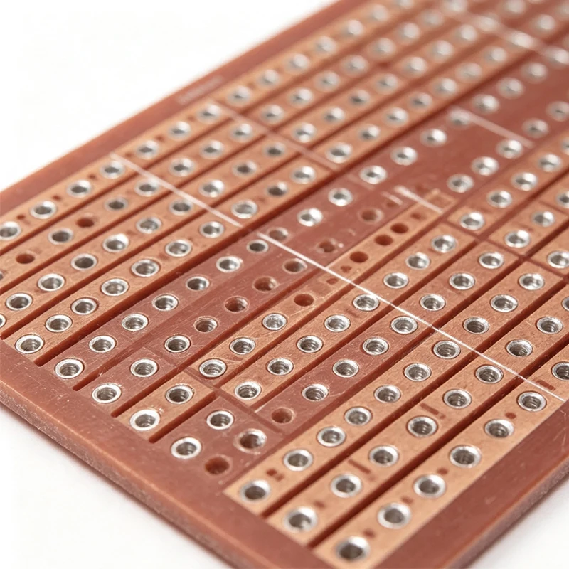 2,5x6,4cm Prototyp-Papier-Leiterplatte 2,54mm Lochabstand (10 Stück) – Bild 5