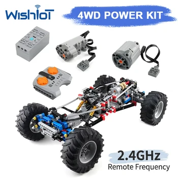 4WD RC Auto-Chassis mit Elektroantrieb, Kletterfahrzeug für Geländefahrten, Technisch Ausgestattet